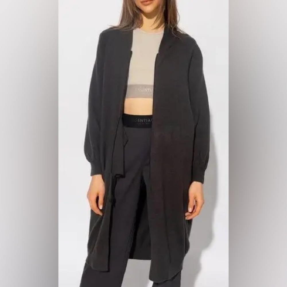 FEAR OF GOD ESSENTIALS
ESSENTIALS WOMEN'S LONG CARDIGAN NWT DARK GRAY